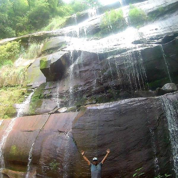 Cortina de agua, las cascadas